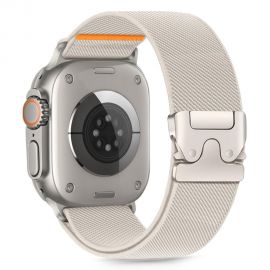 Titano spalvos apyrankė Apple Watch 6 / 7 / 8 / 9 / 10 / SE / Ultra 1 / 2 (44 / 45 / 46 / 49mm) "Tech-Protect Nylon Clasp"