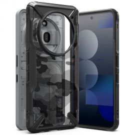 Juodas camo dėklas Nothing Phone 3A Pro "Ringke Fusion X"