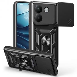 Juodas dėklas Xiaomi Poco M7 Pro 5G "Tech-Protect Camshield Pro"