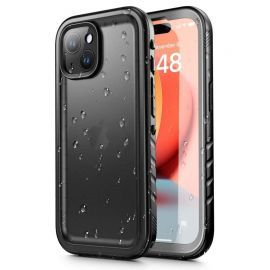 Juodas dėklas atsparus vandeniui Apple Iphone 15 "Tech-Protect Shellbox IP68"