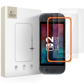 Skaidrus apsauginis stiklas Nintendo Switch 2 "Tech-Protect Easy Set+"