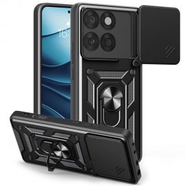 Juodas dėklas Motorola Edge 60 Fusion "Tech-Protect Camshield Pro"
