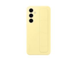 Geltonas originalus dėklas EF-GS721CYE Standing Grip Cover telefonui Samsung Galaxy S24 FE