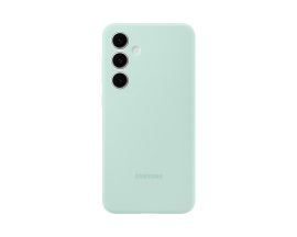 Mėtos spalvos originalus dėklas Samsung Galaxy S24 FE "EF-PS721CME Silicone Cover"