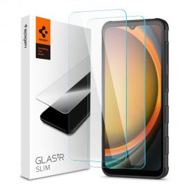 Apsauginis ekrano stikliukas Samsung Galaxy Xcover 7 / 7 Pro "Spigen Glas.Tr Slim 2-Pack"
