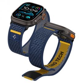 Mėlyna apyrankė Apple Watch 6 / 7 / 8 / 9 / 10 / SE / Ultra 1 / 2 (44 / 45 / 46 / 49mm) "Spigen Athlex Air"