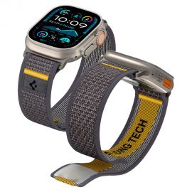 Pilka apyrankė Apple Watch 6 / 7 / 8 / 9 / 10 / SE / Ultra 1 / 2 (44 / 45 / 46 / 49mm) "Spigen Athlex Air"