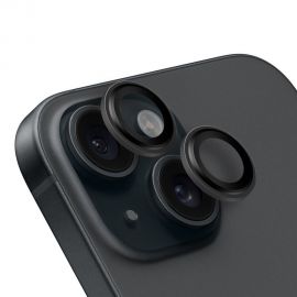 Juodas apsauginis stiklas galiniai kamerai Apple iPhone 14 /14 Plus "OBAL:ME Lens Protector"