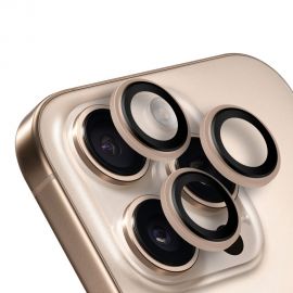 Titano desert apsauginis stiklas galiniai kamerai Apple iPhone 16 Pro/16 Pro Max "OBAL:ME Lens Protector"