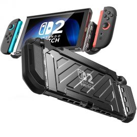 Juodas dėklas Nintendo Switch 2 "SUPCASE UB PRO"