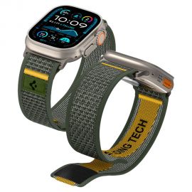 Žalia apyrankė Apple Watch 6 / 7 / 8 / 9 / 10 / SE / Ultra 1 / 2 (44 / 45 / 46 / 49mm) "Spigen Athlex Air"