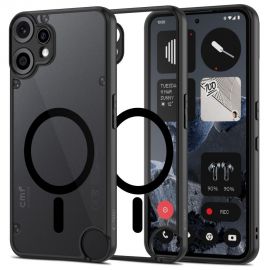 Juodas-skaidrus dėklas Nothing CMF Phone 2 Pro "Tech-Protect Magmat Magsafe"