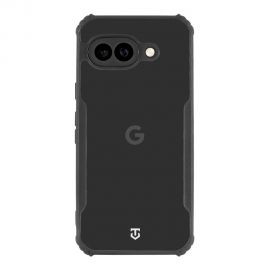 Skaidrus-juodas dėklas Tactical Quantum Stealth telefonui Google Pixel 9a