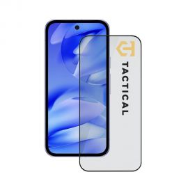 Juodas apsauginis ekrano stikliukas Google Pixel 9a "Tactical Glass Shield 5D"