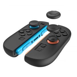 Juodas pultelio dėklas Nintendo Switch 2 "iPega SW2083A Silicone JoyCon Controller"