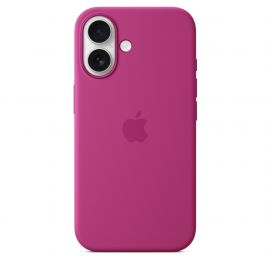 Fuchsia originalus dėklas MYY53ZM/A Silicone Cover Magsafe telefonui Apple iPhone 16