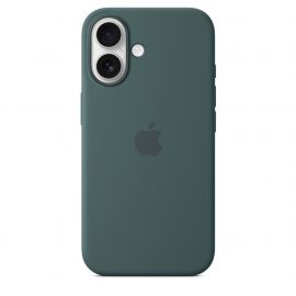 Žalias originalus dėklas MYY63ZM/A Silicone Cover Magsafe telefonui Apple iPhone 16