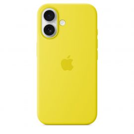 Geltonas originalus dėklas MYY73ZM/A Silicone Cover Magsafe telefonui Apple iPhone 16