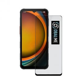 Juodas apsauginis ekrano stikliukas Samsung Galaxy Xcover 7 Pro "OBAL:ME 5D Glass Screen Protector"