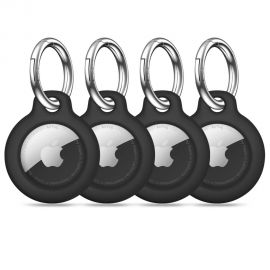 Juodas dėklas Apple Airtag "TECH-PROTECT ROUGH 4-PACK"