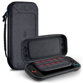 Juodas dėklas Nintendo Switch 2 "TECH-PROTECT HARDPOUCH"