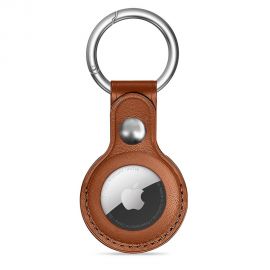 Rudas raktų pakabukas Apple Airtag 1 / 2 "TECH-PROTECT NATURALFIT"