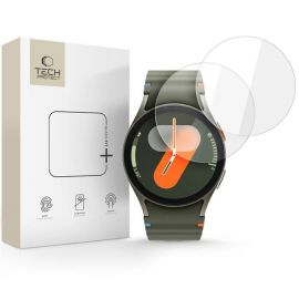 Skaidrus apsauginis stiklas Samsung Galaxy Watch 4 / 5 / 6 / 7 / FE (40mm) "TECH-PROTECT GLASS FIT+ 2-PACK"