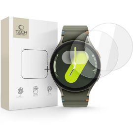 Skaidrus apsauginis stiklas Samsung Galaxy Watch 4 / 5 / 6 / 7 (44mm) "TECH-PROTECT GLASS FIT+ 2-PACK"