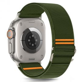 Khaki apyrankė Apple Watch 6 / 7 / 8 / 9 / 10 / SE / Ultra 1 / 2 (44 / 45 / 46 / 49 MM) "Tech-Protect Nylon Slip"