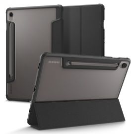 Juodas dėklas Samsung Galaxy Tab S9 11.0 / S10 FE 10.9 X710 / X716B / X520 / X526 "Spigen Ultra Hybrid Pro"
