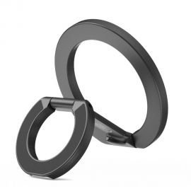 Juodas magnetinis telefono žiedas "TECH-PROTECT MMR400 MAGNETIC MAGSAFE"