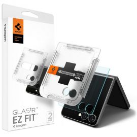 Apsauginis ekrano stikliukas Samsung Galaxy Z Flip 7 "Spigen Glas.Tr Ez Fit 2-Pack"