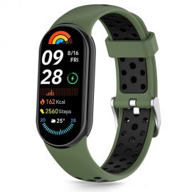 Žalia-juoda apyrankė Xiaomi Smart Band 8 / 9 / 10 / NFC "Tech-Protect Iconband Air"