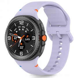 Purpurinė silikoninė apyrankė Samsung Galaxy Watch 8 / Classic ( 40 / 44 / 46 MM) "Tech-Protect Silicone"