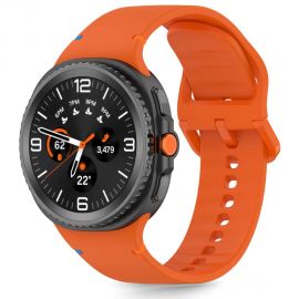 Oranžinė silikoninė apyrankė Samsung Galaxy Watch 8 / Classic ( 40 / 44 / 46 MM) "Tech-Protect Silicone"