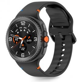 Juoda silikoninė apyrankė Samsung Galaxy Watch 8 / Classic ( 40 / 44 / 46 MM) "Tech-Protect Silicone"