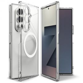 Skaidrus dėklas Samsung Galaxy Z Fold 7 "Ringke Fusion Magnetic Magsafe"