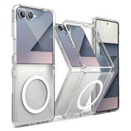 Skaidrus dėklas Samsung Z Flip 7 "Ringke Fusion Magnetic Magsafe"