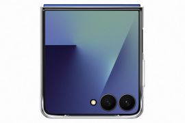 Skaidrus originalus dėklas EF-AF766CTE Clear Cover telefonui Samsung Galaxy Z Flip 7