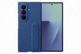 Mėlynas originalus dėklas Samsung Galaxy Z Fold 7 "EF-MF966CBE Silicone Cover"