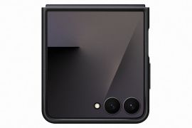 Juodas originalus dėklas EF-VF766PBE KindSuit telefonui Samsung Galaxy Z Flip 7