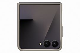 Taupe originalus dėklas EF-VF766PJE KindSuit telefonui Samsung Galaxy Z Flip 7
