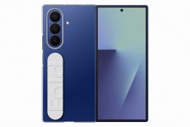 Skaidrus originalus dėklas EF-QF966CTE Clear Grip Cover telefonui Samsung Galaxy Z Fold 7