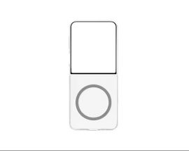 Skaidrus originalus dėklas GP-FFF766YC Clear Magnet Cover telefonui Samsung Galaxy Z Flip 7