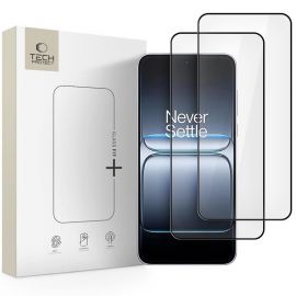 Juodas apsauginis ekrano stikliukas OnePlus Nord 5 "TECH-PROTECT GLASS FIT+ 2-PACK"