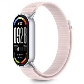 Rausva-pilka apyrankė Xiaomi Smart Band 8 / 9 / 10 / NFC "Tech-Protect Nylon Stripe"