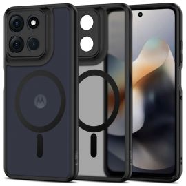 Juodas matinis dėklas Motorola Moto G56 5G "Tech-Protect Magmat Magsafe"