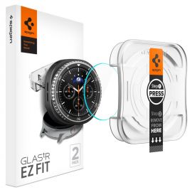 Apsauginis ekrano stikliukas Samsung Galaxy Watch 8 Classic (46mm) "Spigen Glas.Tr Ez Fit" 2vnt