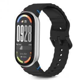 Juoda apyrankė Xiaomi Smart Band 8 / 9 / 10 / NFC "Tech-Protect Silicone Sport"