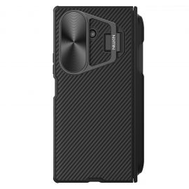 Juodas dėklas Nillkin CamShield Prop Magnetic Pen Slot telefonui Samsung Galaxy Z Fold 7